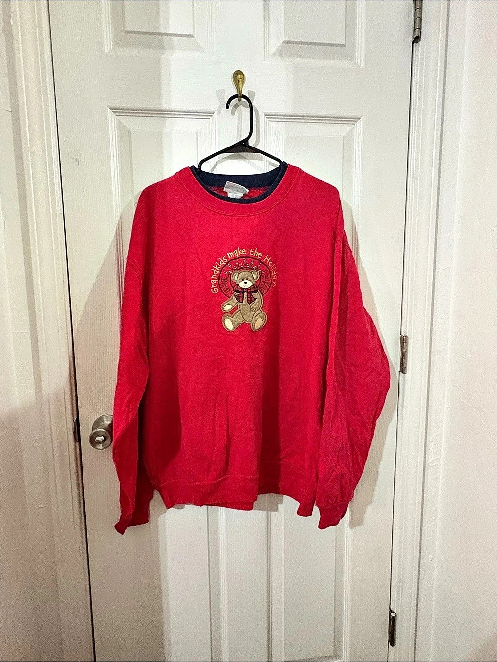 Me Sportwear Graphic Crewneck Sweatshirt XL Red